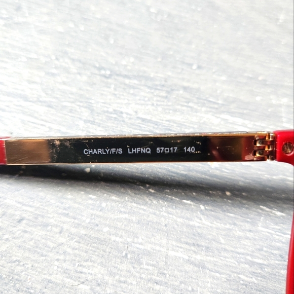 Jimmy Choo Charly sunglasses, dark red - Picture 5 of 8